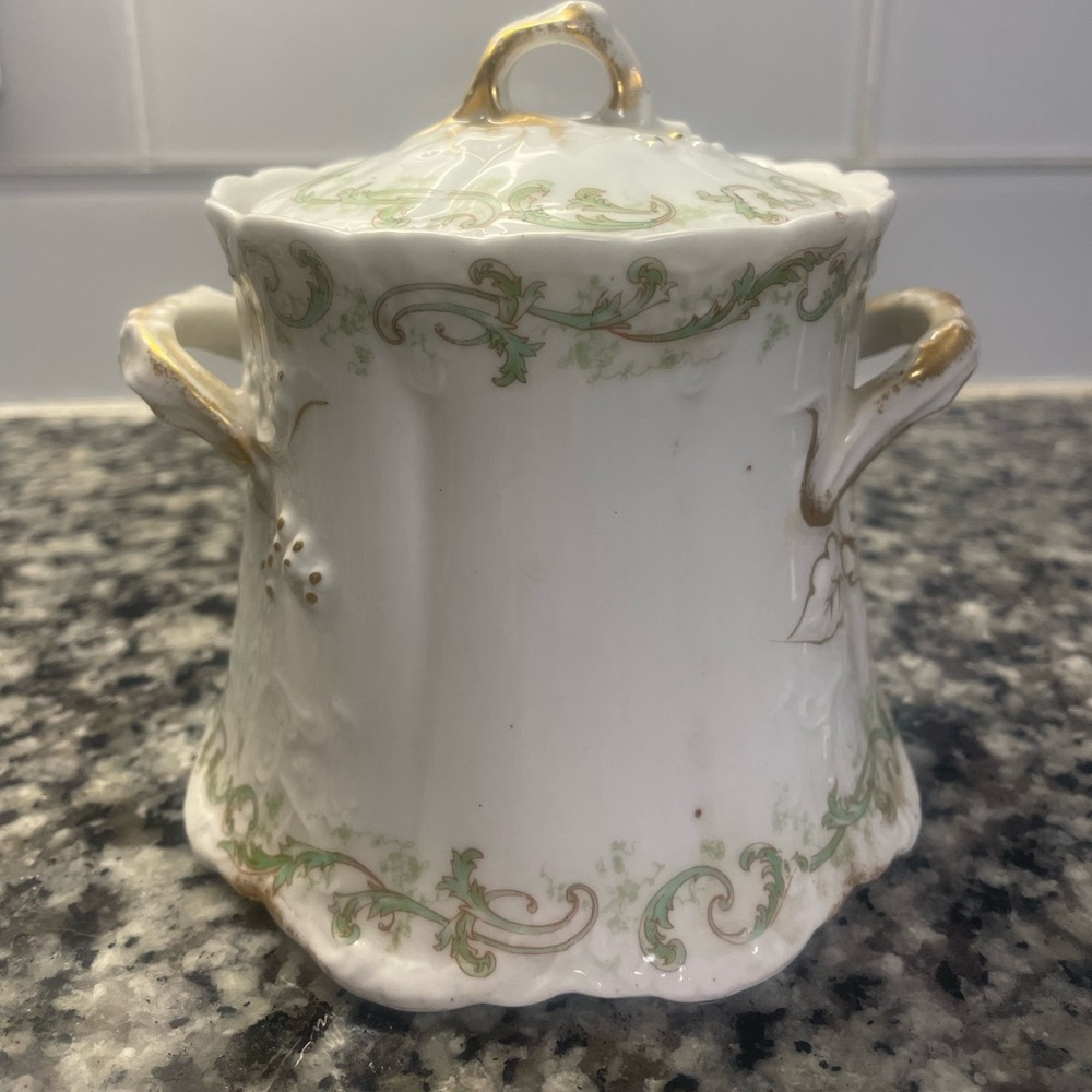 Antique Theodore Haviland Limoges France Sugar Bowl